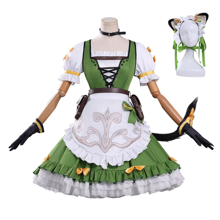Identity V Gardener Emma Woods Perfect Wrap Dress Cosplay Costumes