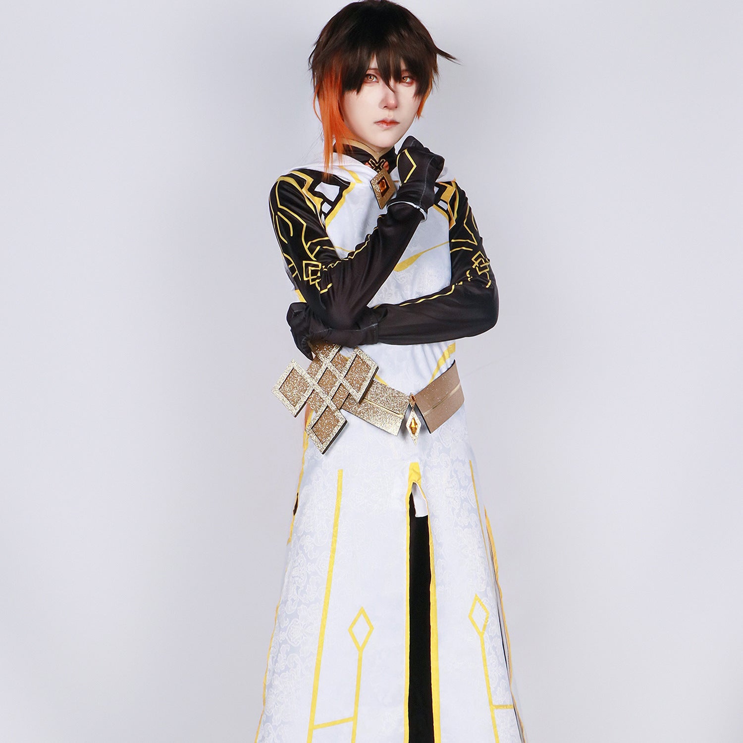 genshin impact zhongli morax adult full set cosplay costume