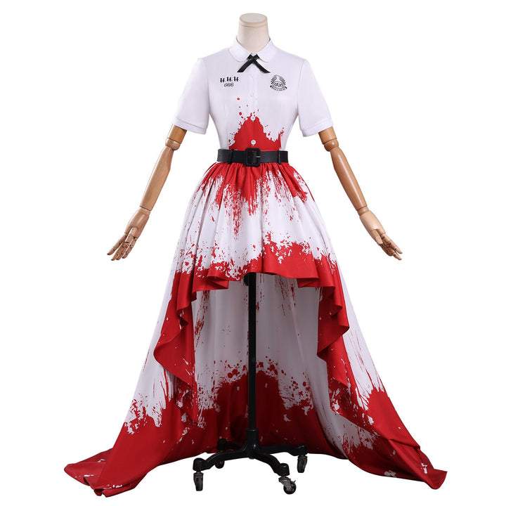 Girl From Nowhere The Reset Nanno Red White Skirt Cosplay Costumes
