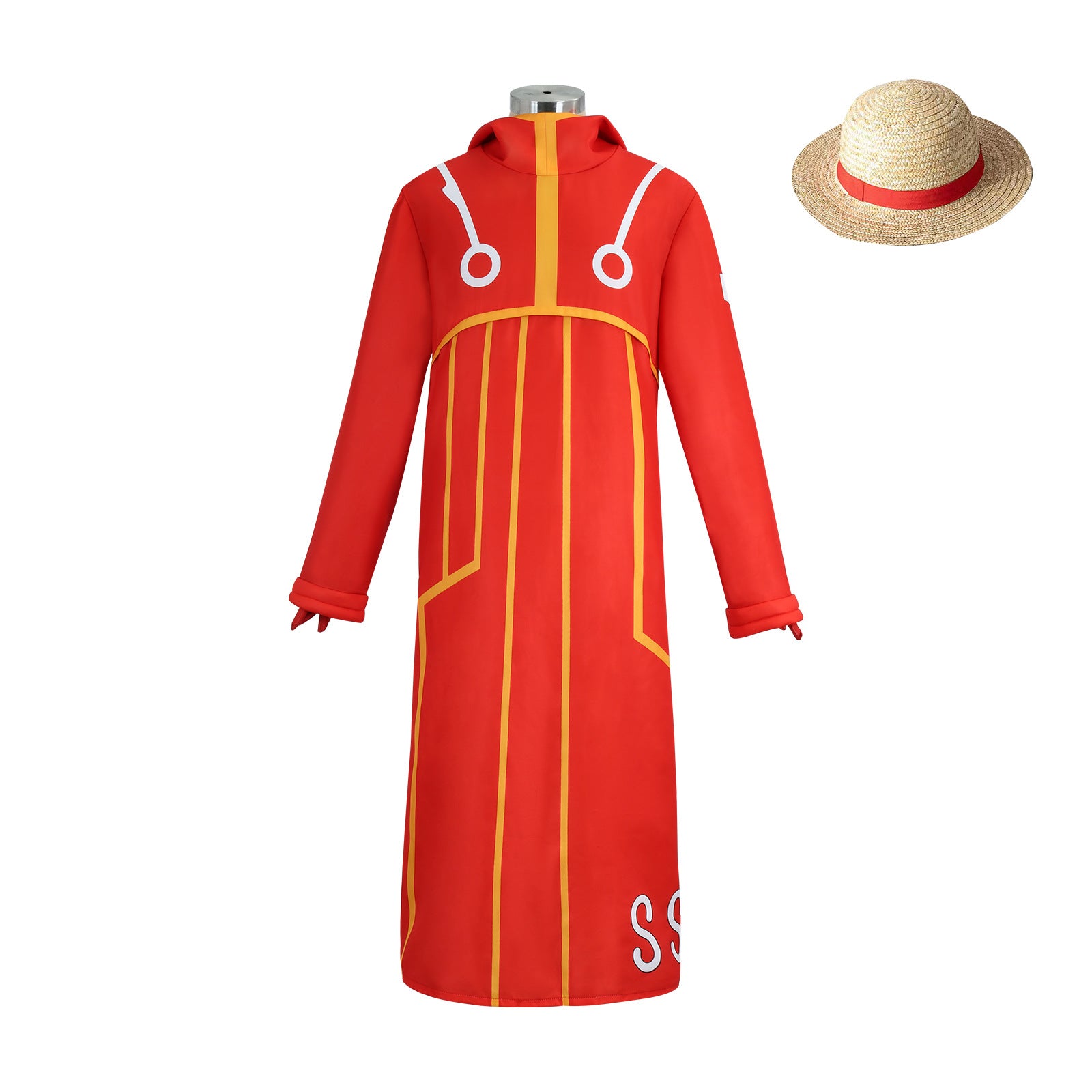 Anime Navigation Egghead Monkey D. Luffy Red Cosplay Costumes
