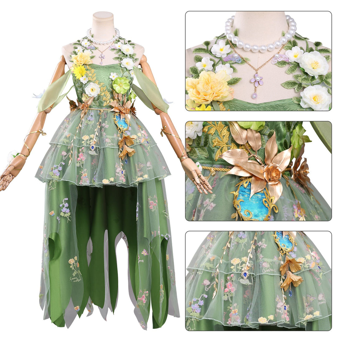 Identity V Gardener Emma Woods Never-Fading Summer Cosplay Costumes