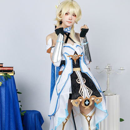 genshin impact traveler lumine full set cosplay costume