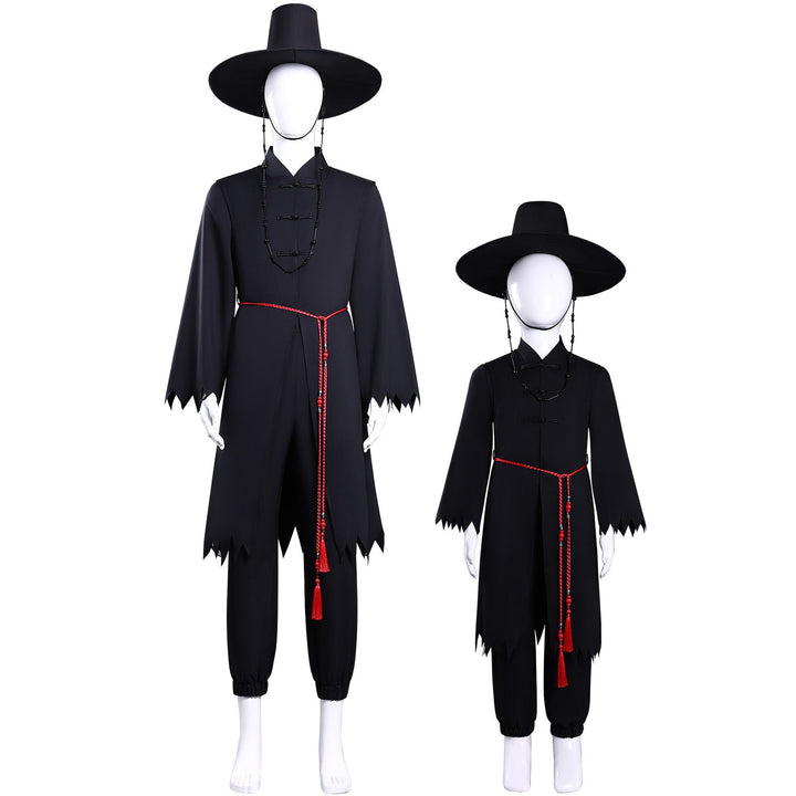 KPop Demon Hunters Saja Boys Jinu Combat Suit Cosplay Costumes