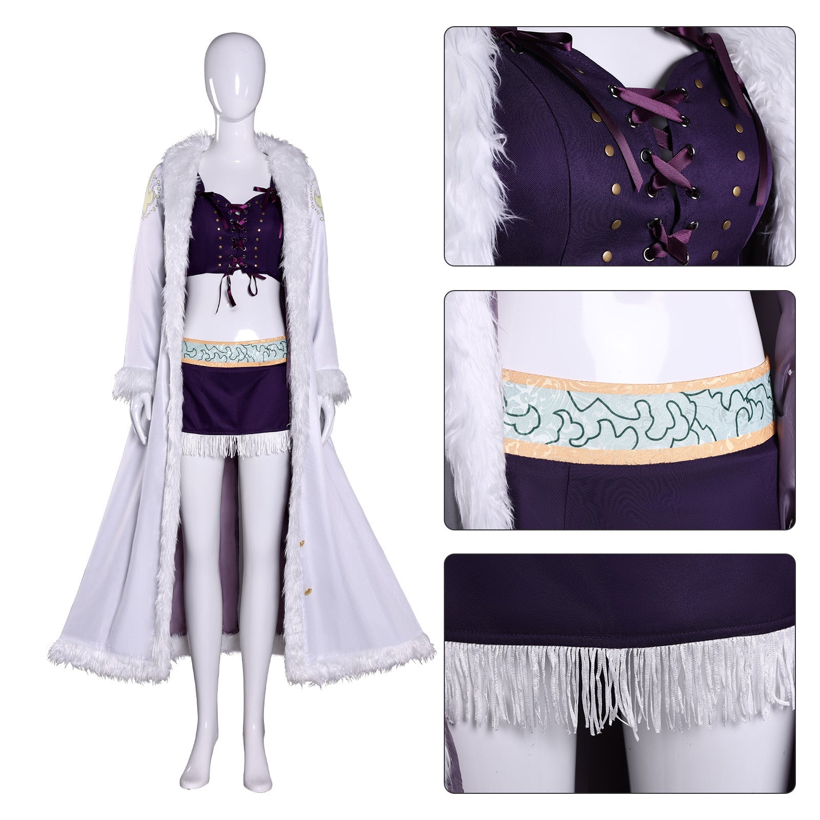 Navigation Nico Robin One Piece Anime Movie Cosplay Costumes