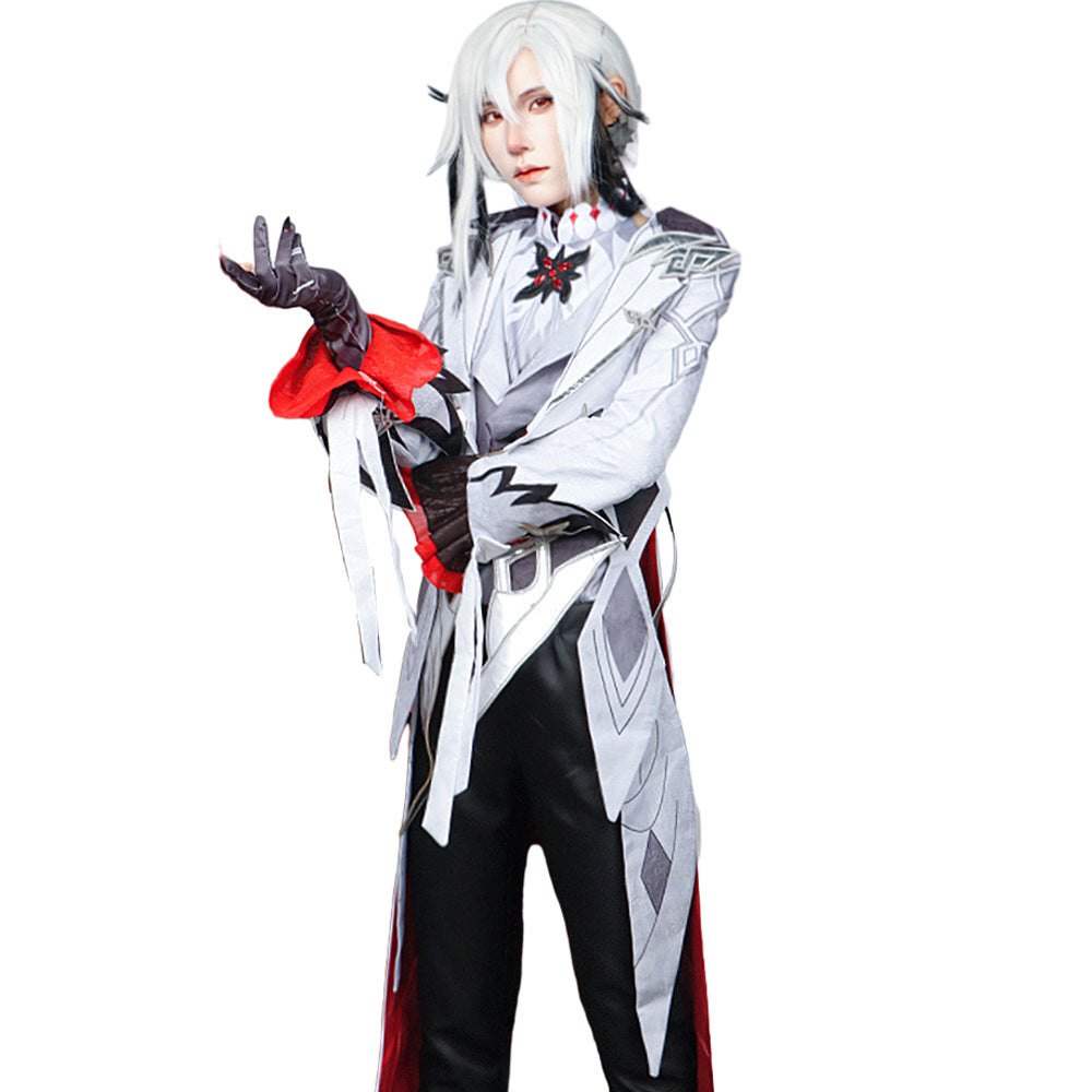 genshin impact the knave arlecchino full set cosplay costume