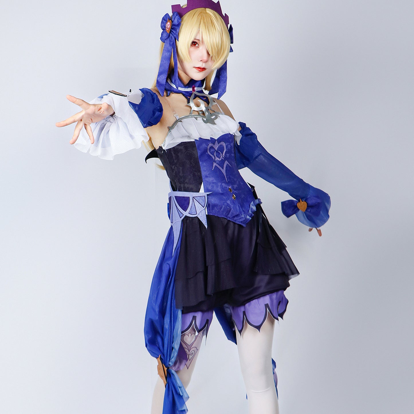 genshin impact fischl ein immernachtstraum skin cosplay costume