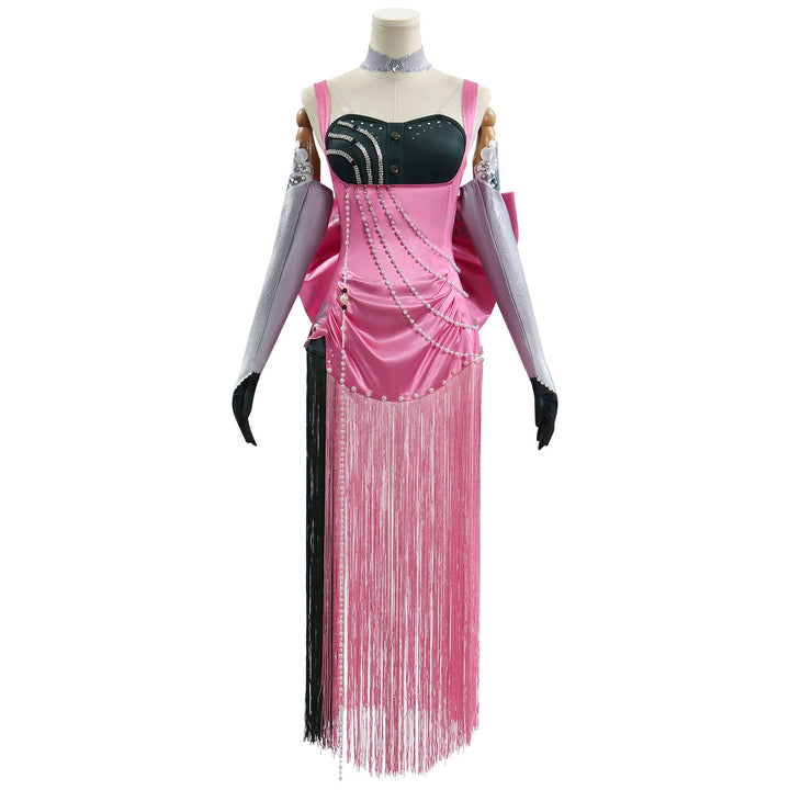 Game Reverse: 1999 Anjo Nala Pink Dress Cosplay Costumes