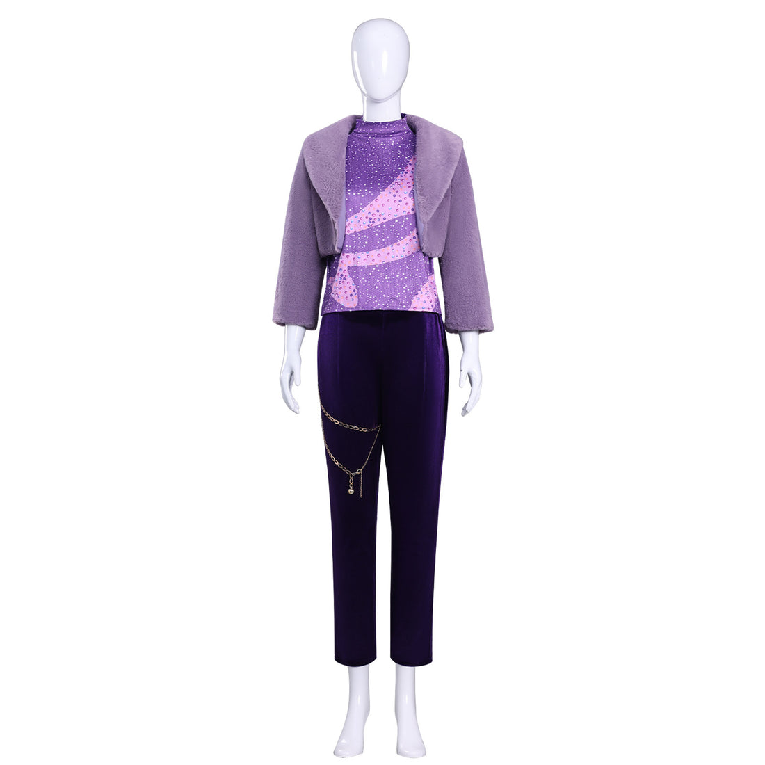 Zoo 2 Non-Mammalians Rise Gazelle Purple Wool Outfit Cosplay Costumes