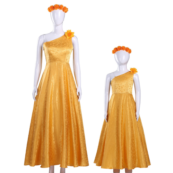 Zoo 2 Non-Mammalians Rise Judy Hopps Yellow Dress Cosplay Costumes