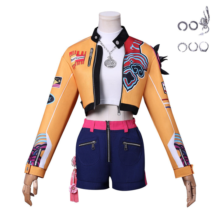 KPop Demon Hunters Rumi Outfit Fullset Adult Kids Cosplay Costumes