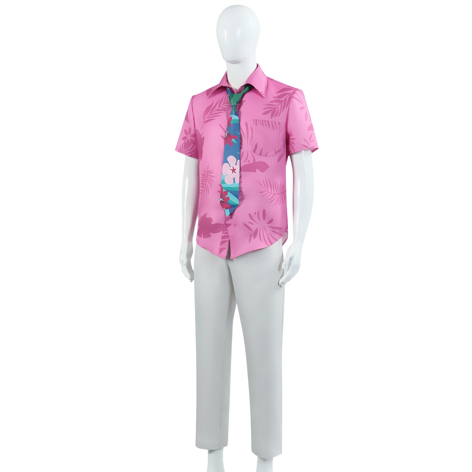 Zoo 2 Non-Mammalians Rise Nick Wilde Pink Shirt Cosplay Costumes