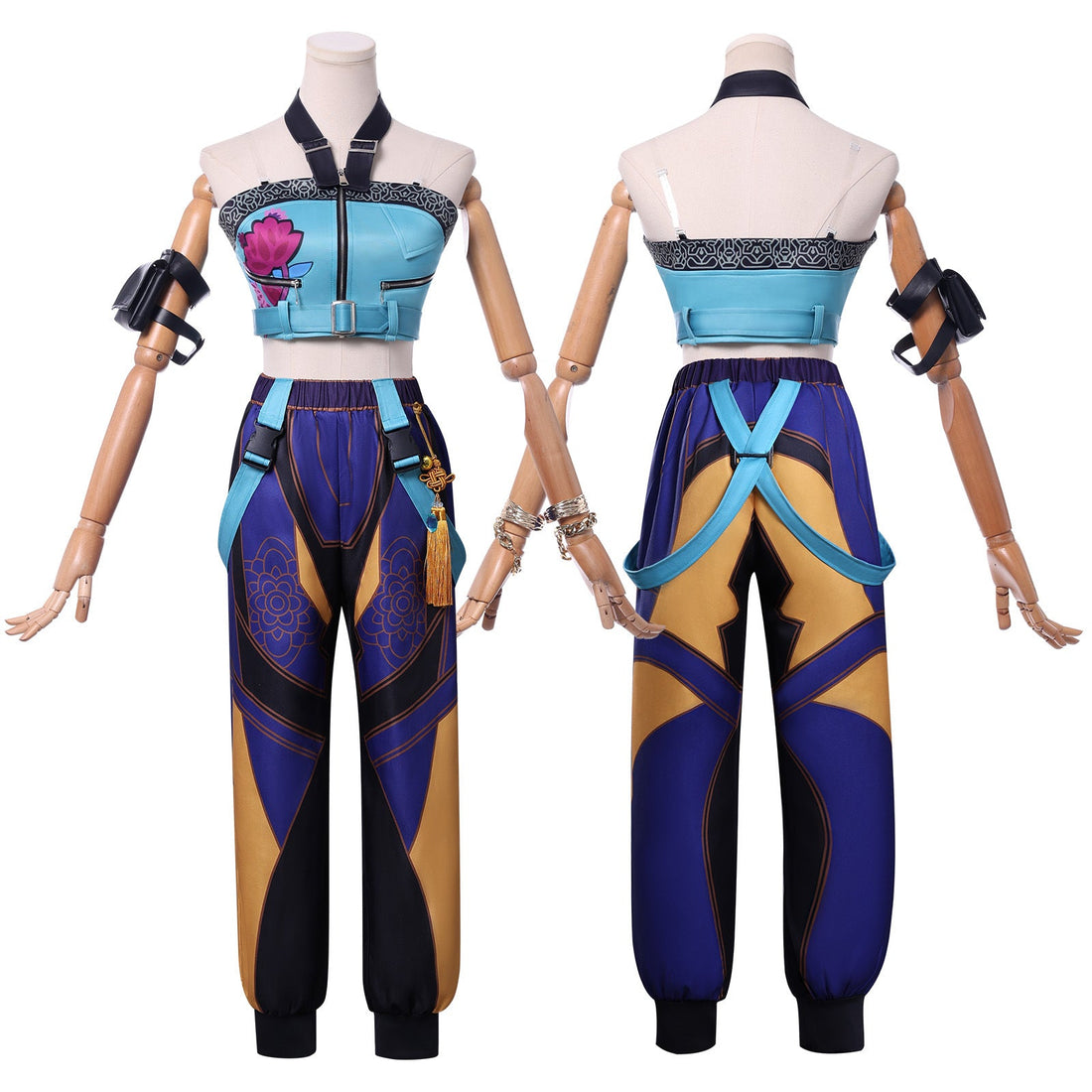 KPop Demon Hunters Zoey Outfit Fullset Adult Kids Cosplay Costumes