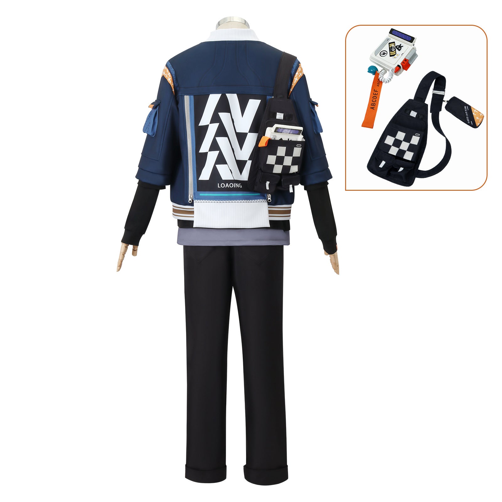 Game Zenless Zone Zero Proxy Wise Full Set with Bag Cosplay Costumes