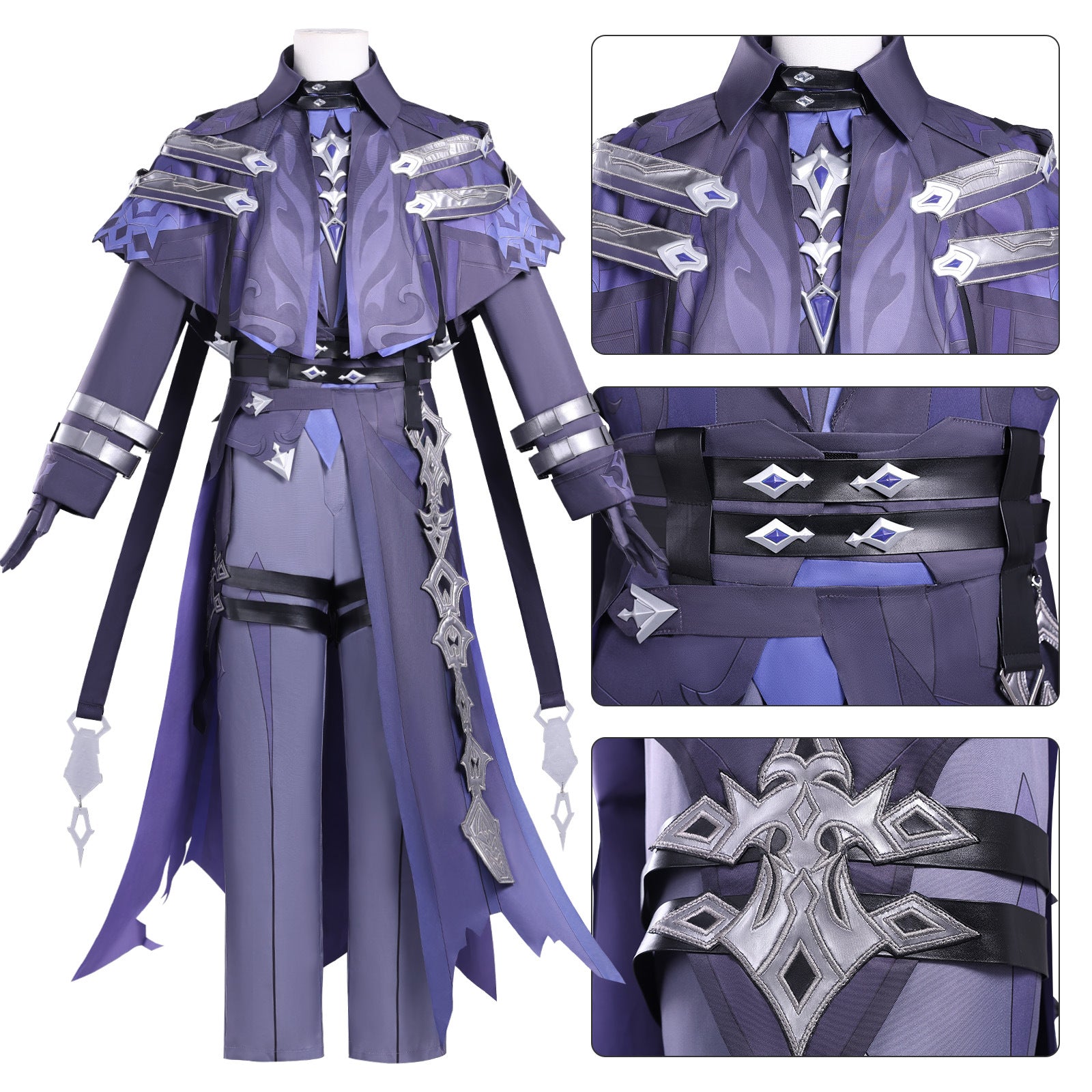 Game Genshin Impact Kyryll Chudomirovich Flins Cosplay Costumes