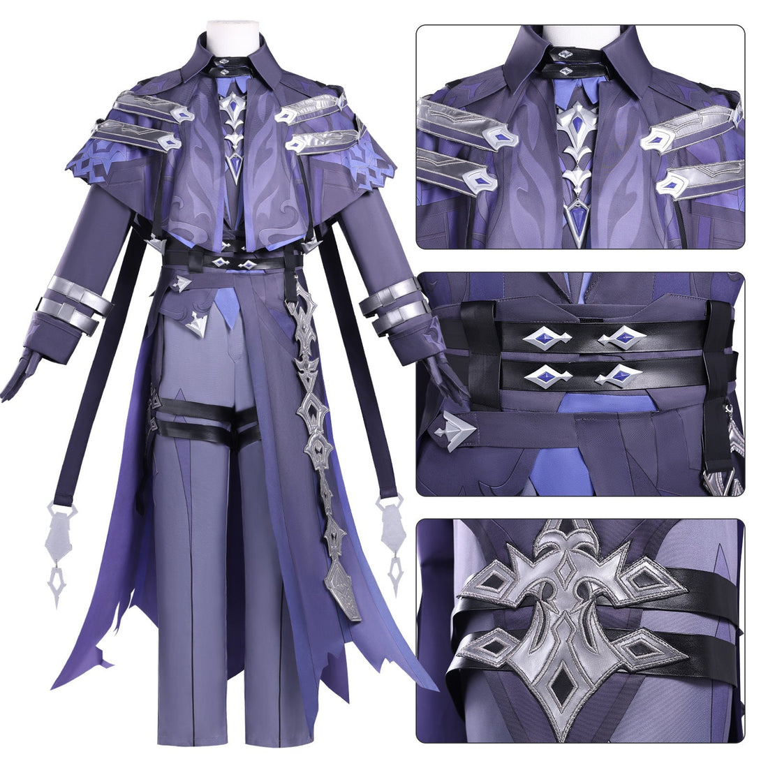 Game Genshin Impact Kyryll Chudomirovich Flins Cosplay Costumes