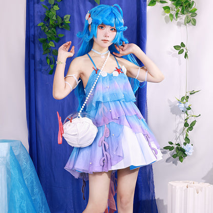 honor of kings dolia mermaid full set cosplay costume