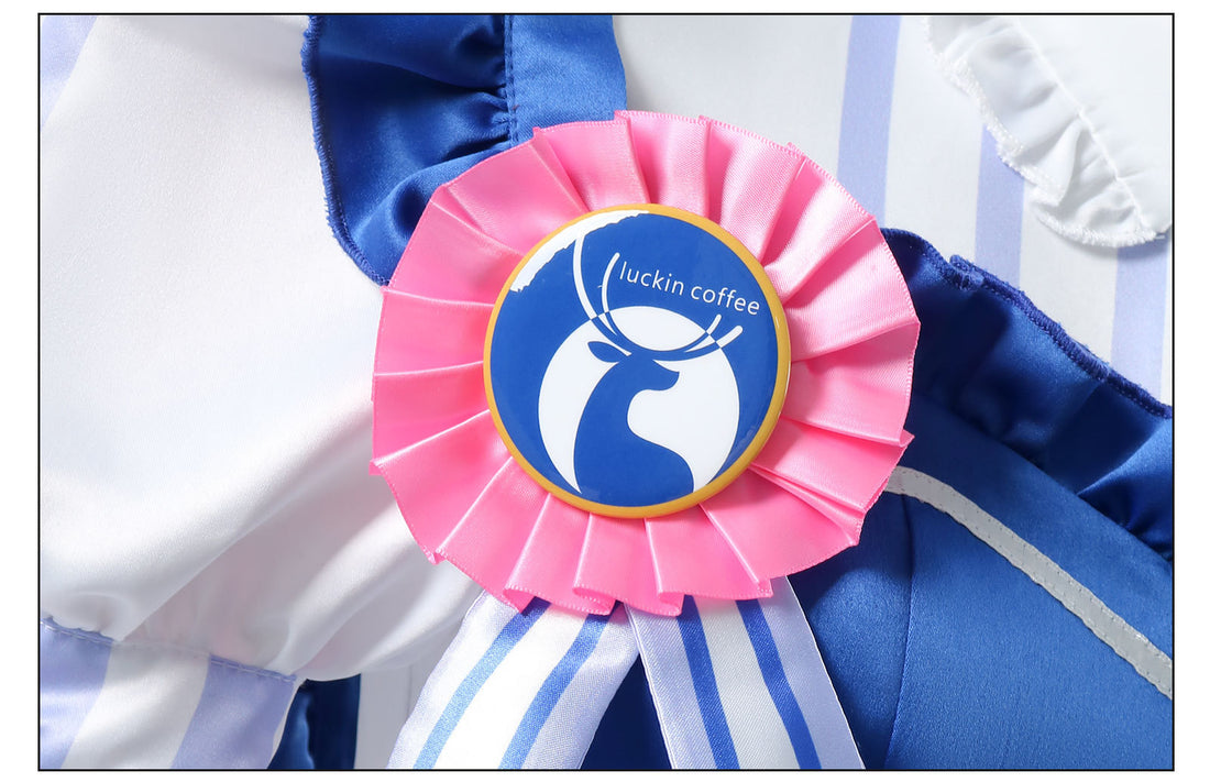 Game Genshin Impact Sigewinne X Luckin Coffee Cosplay Costumes