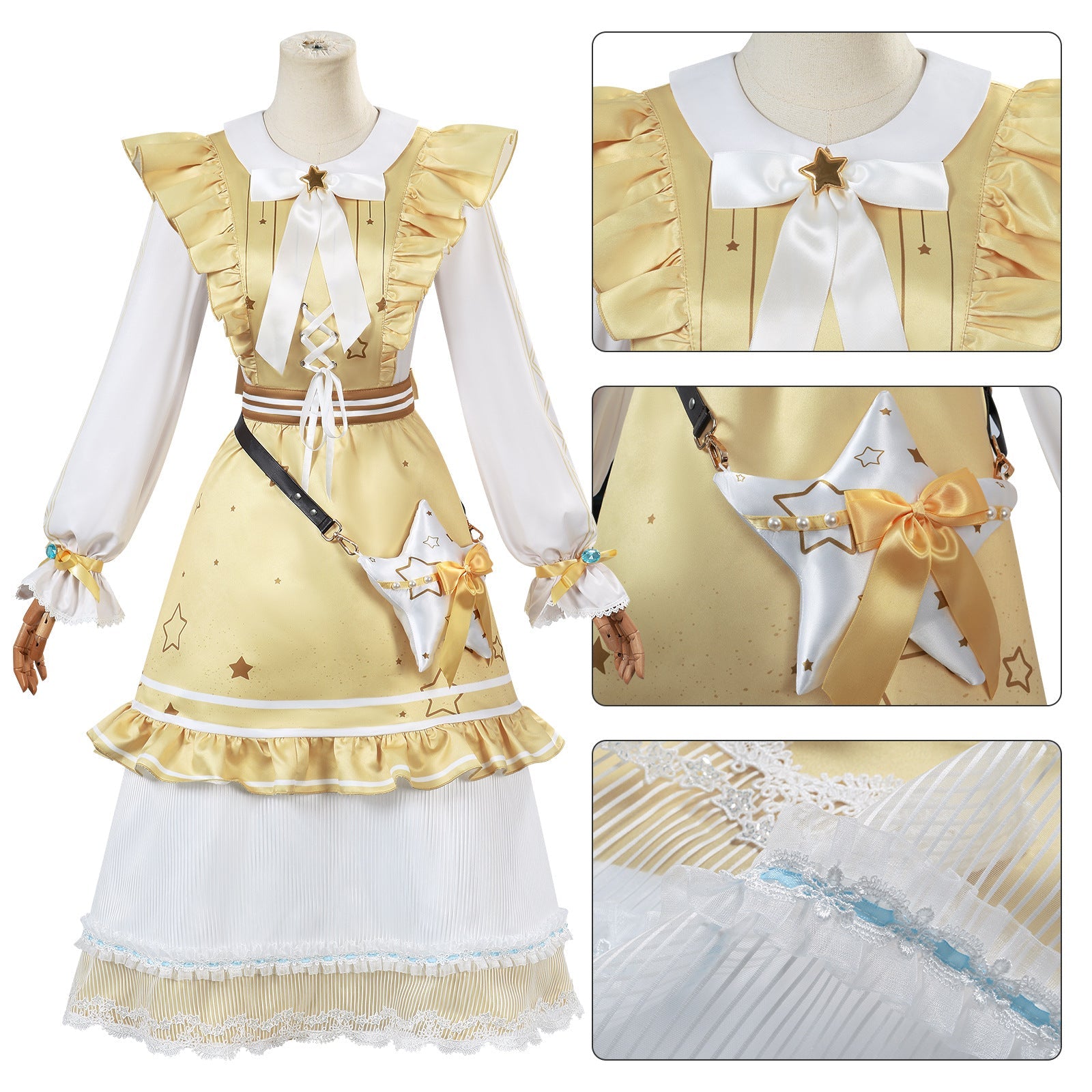 Identity V Toy Merchant Anne Lester Whispered Light Cosplay Costumes