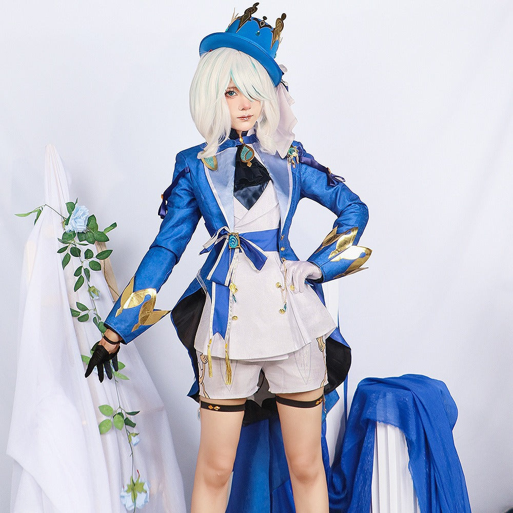 genshin impact focalors furina full set cosplay costume