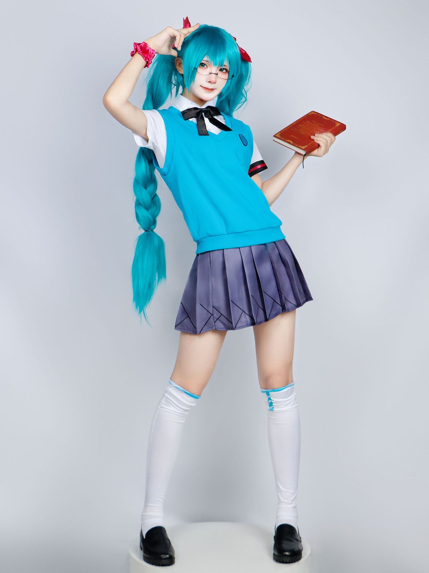 hatsune miku jk high school uniform full set cosplay costume