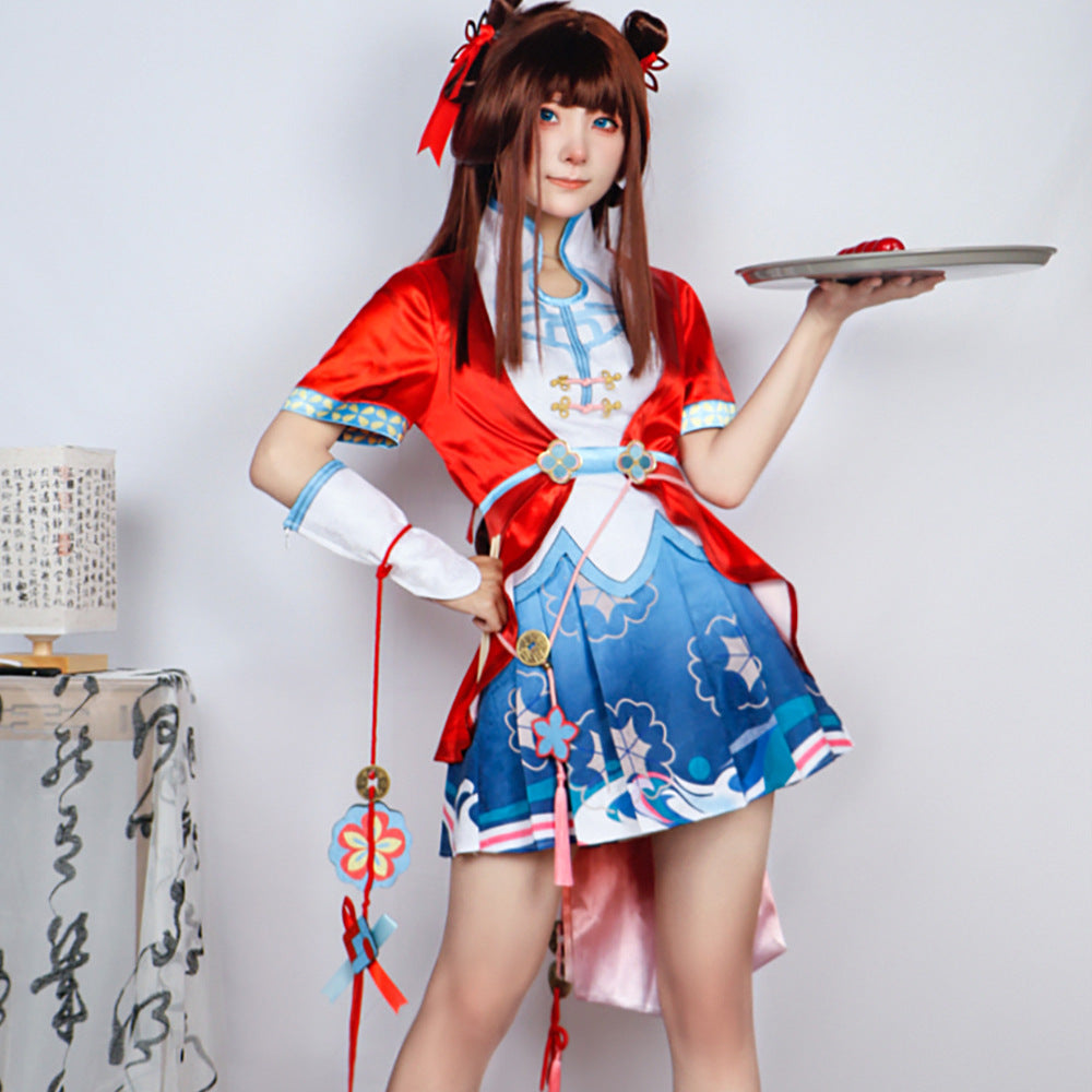 honor of kings xi shi skin linglong and delicate flavor cosplay costume