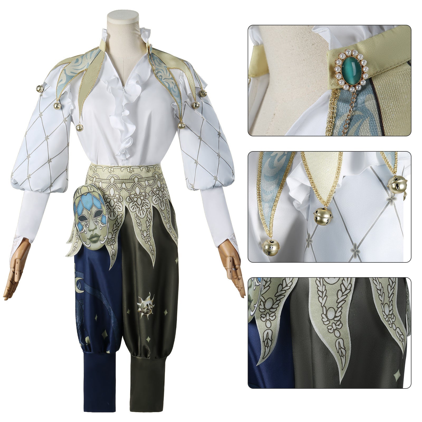Identity V Joker Weeping Clown Extinguished Sun Cosplay Costumes