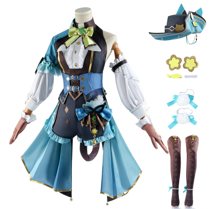 Genshin Impact Kirara Phantom Ranger Fullset Cosplay Costumes