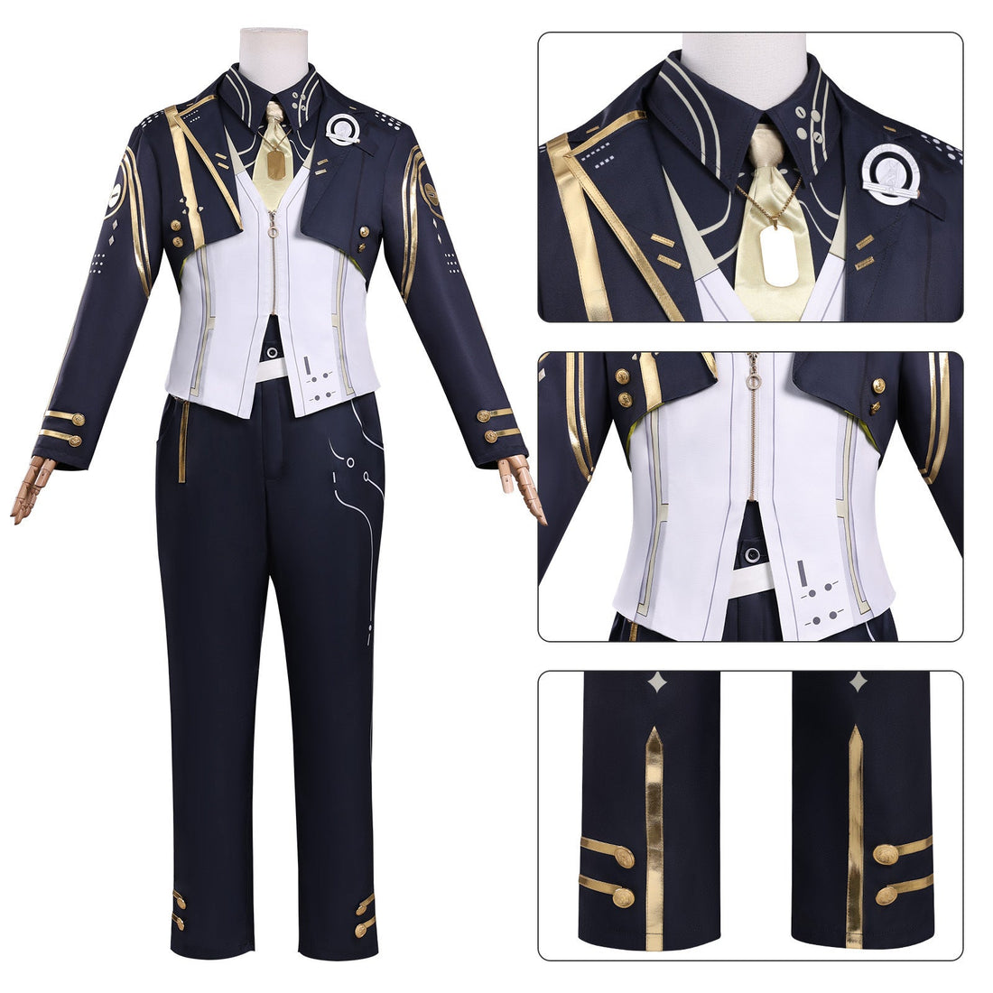 Wuthering Waves Rover School Uniform Full Set Cosplay Costumes