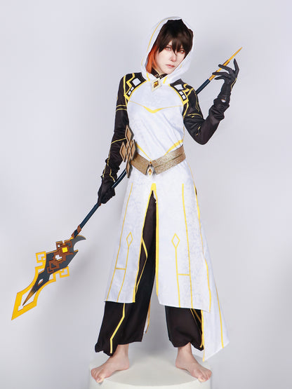 genshin impact zhongli morax adult full set cosplay costume