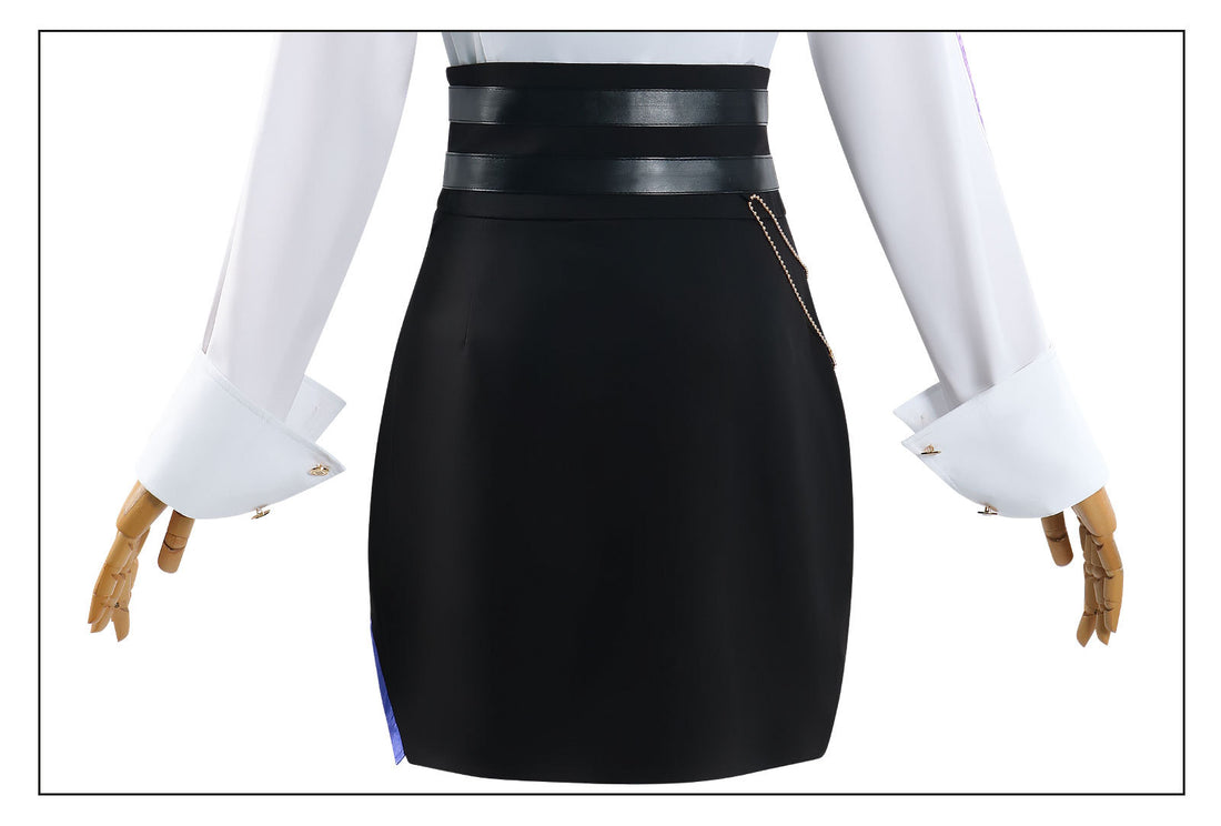 Game Genshin Impact Clorinde X Luckin Coffee Cosplay Costumes