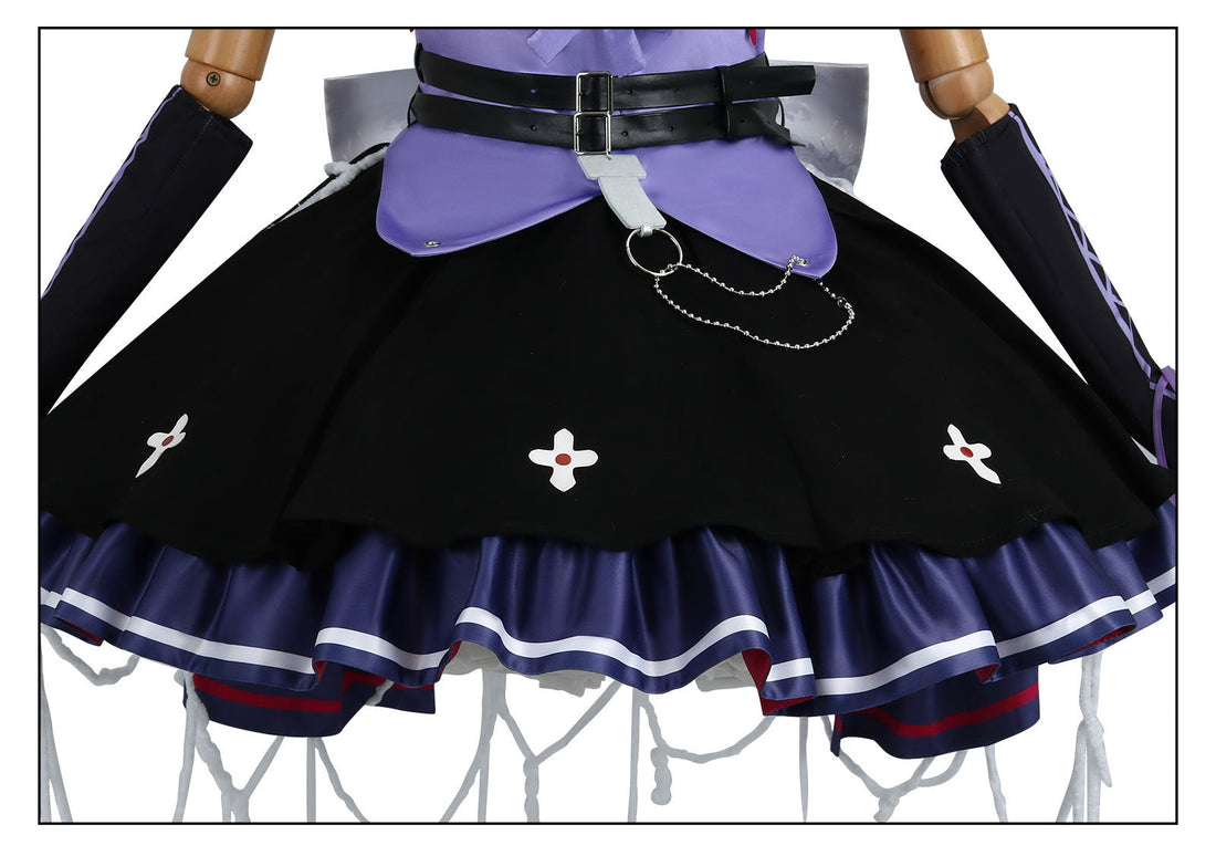 Identity V Gardener Emma Woods Halloween Purple Cosplay Costumes