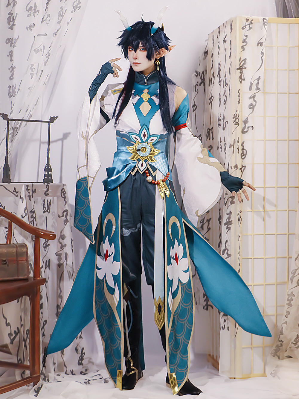 honkai star rail dan heng imbibitor lunae full set cosplay costume 1