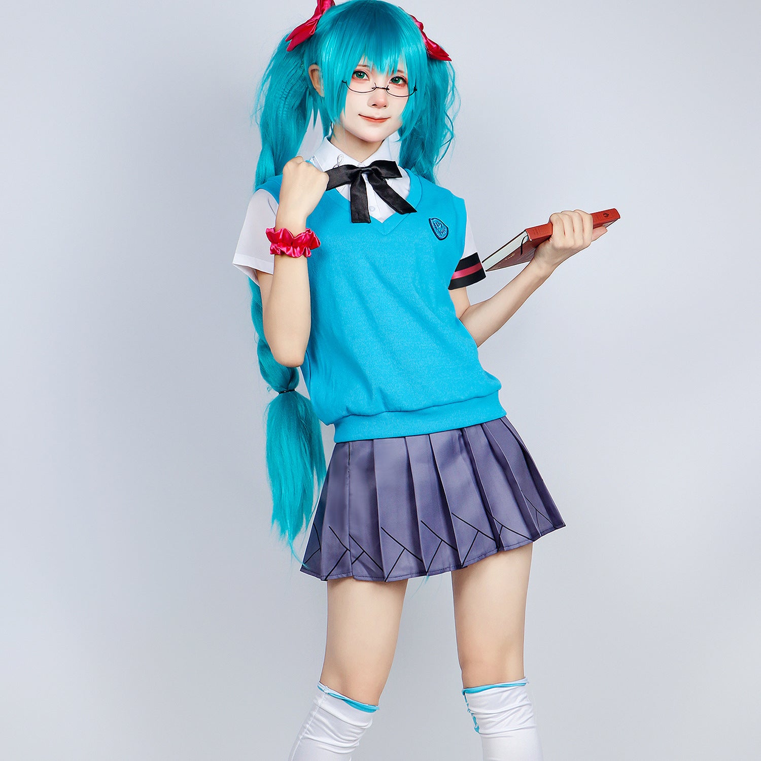 hatsune miku jk high school uniform full set cosplay costume