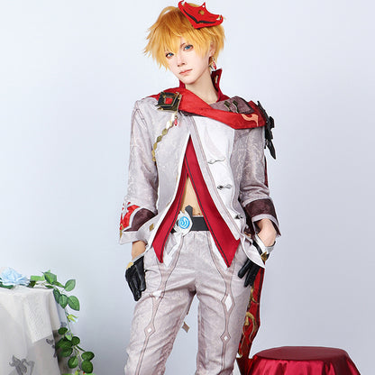 genshin impact tartaglia full set adult cosplay costume