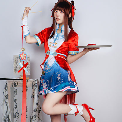 honor of kings xi shi skin linglong and delicate flavor cosplay costume