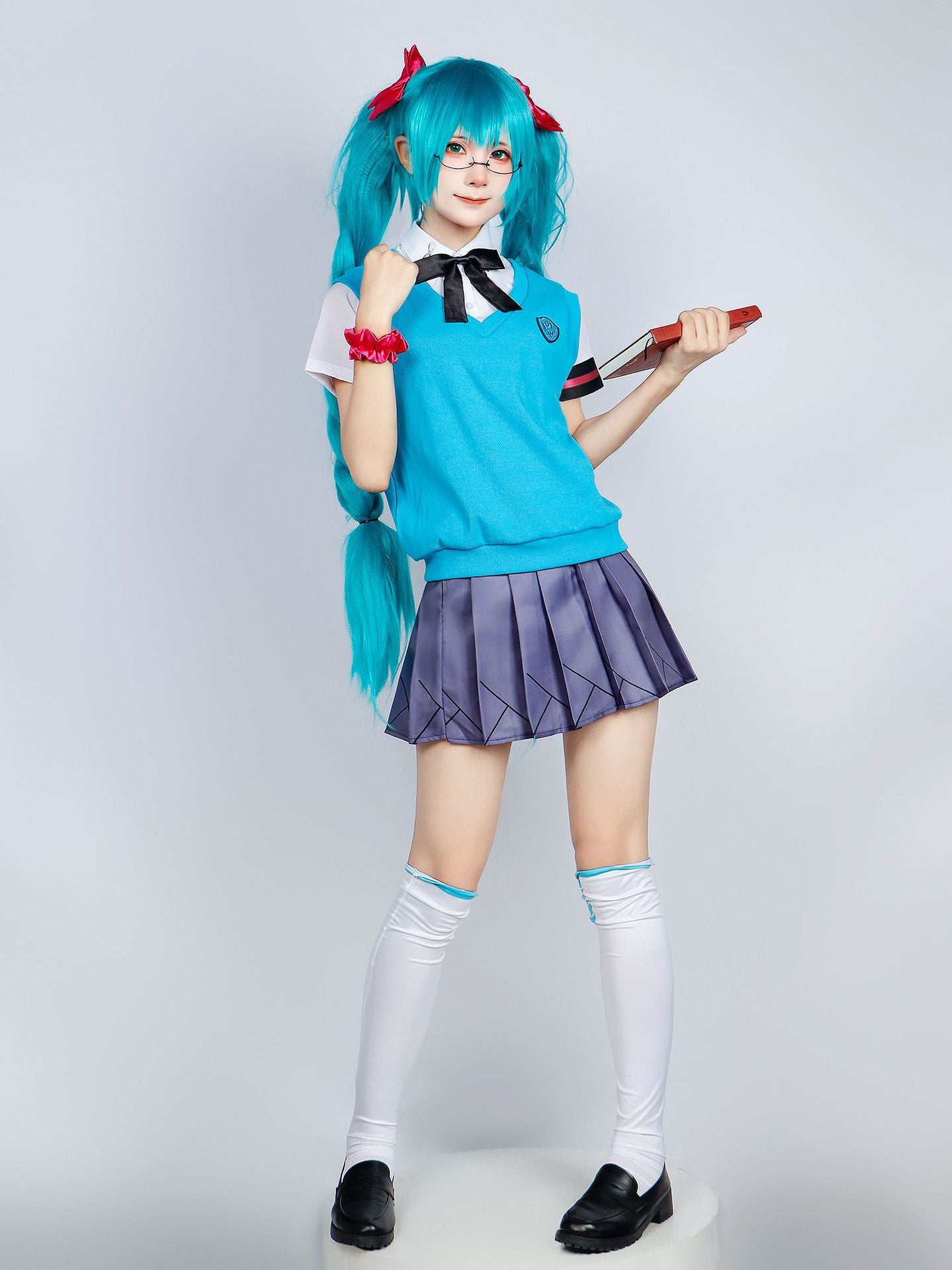 hatsune miku jk high school uniform full set cosplay costume