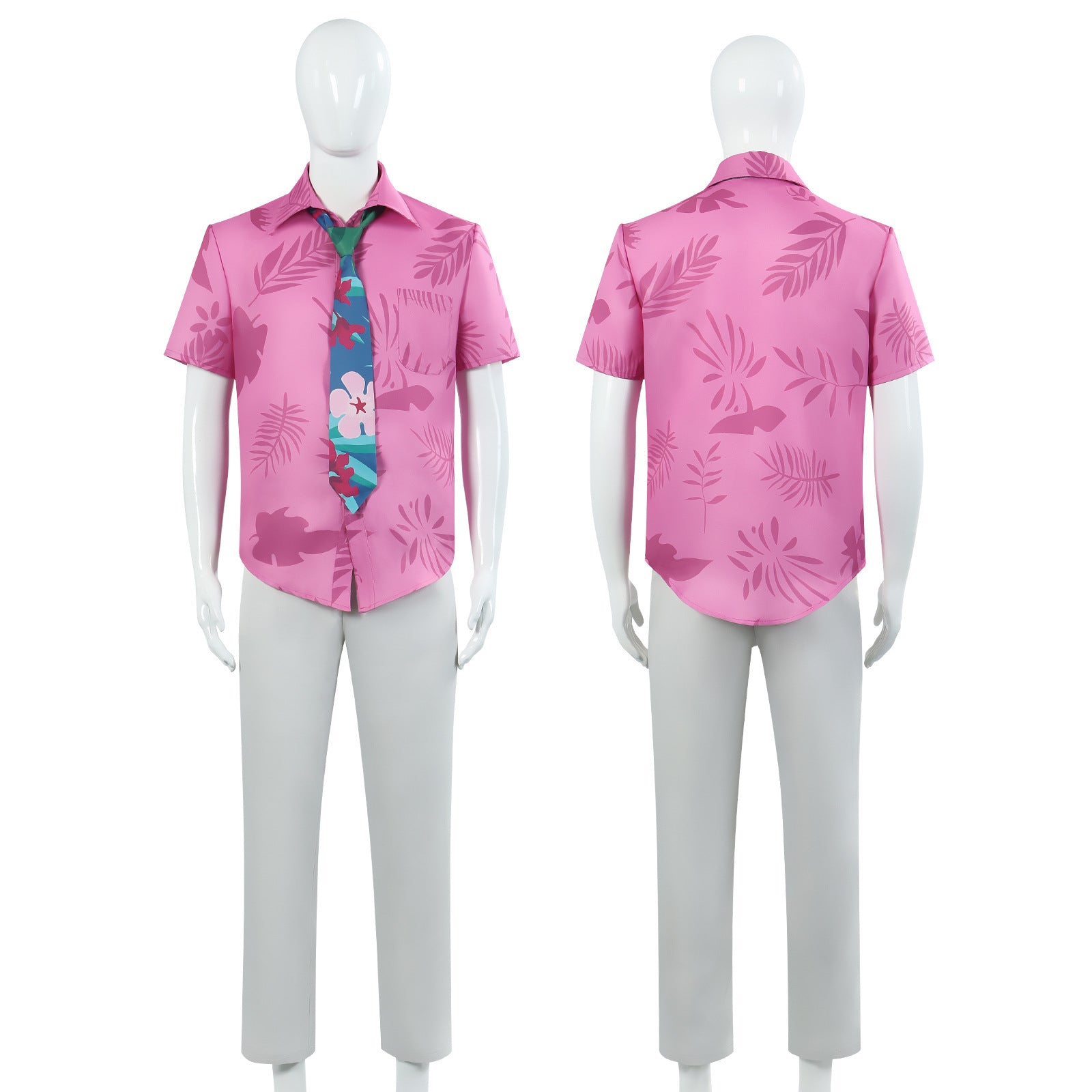 Zoo 2 Non-Mammalians Rise Nick Wilde Pink Shirt Cosplay Costumes