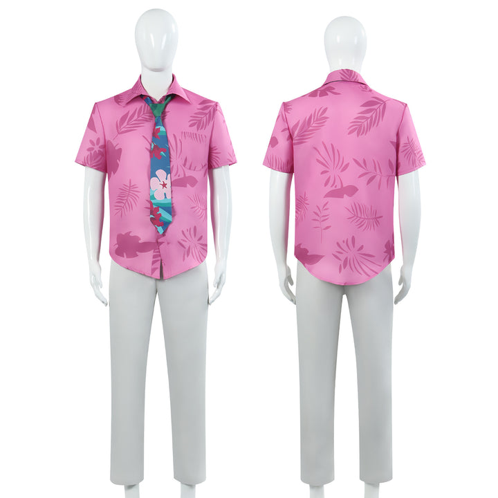 Zoo 2 Non-Mammalians Rise Nick Wilde Pink Shirt Cosplay Costumes