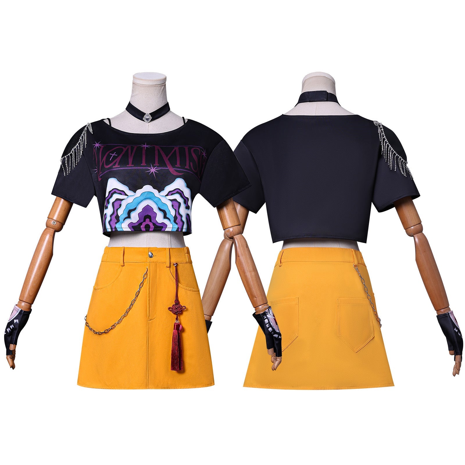 KPop Demon Hunters Mira Outfit Fullset Adult Kids Cosplay Costumes