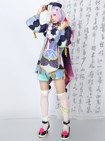 genshin impact qiqi cryo loli adult full set cosplay costume