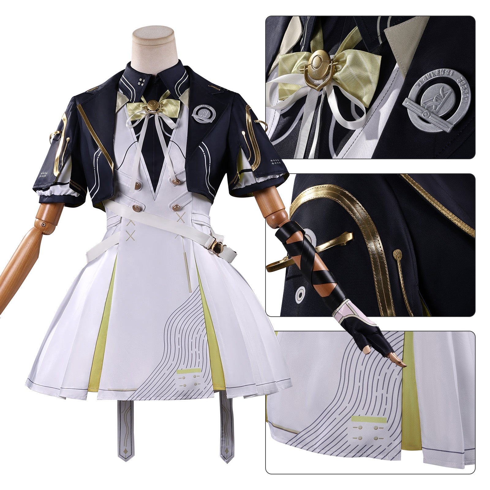 Wuthering Waves Rover Female School Uniform Cosplay Costumes