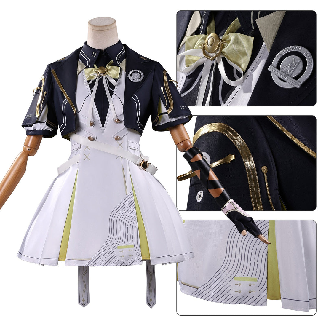 Wuthering Waves Rover Female School Uniform Cosplay Costumes