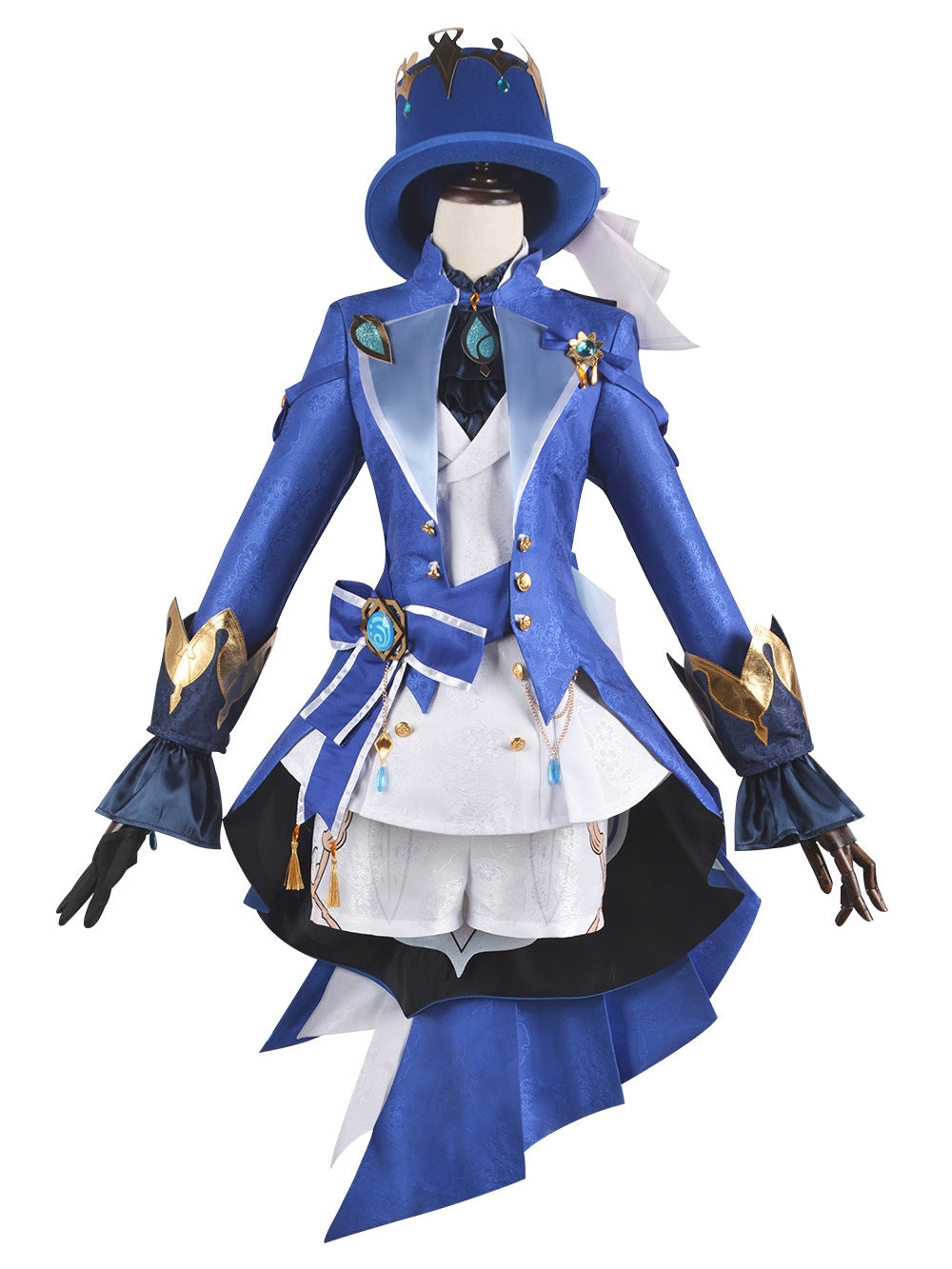 genshin impact focalors furina full set cosplay costume