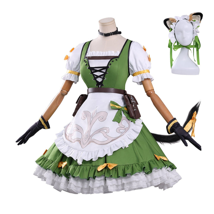Identity V Gardener Emma Woods Perfect Wrap Dress Cosplay Costumes