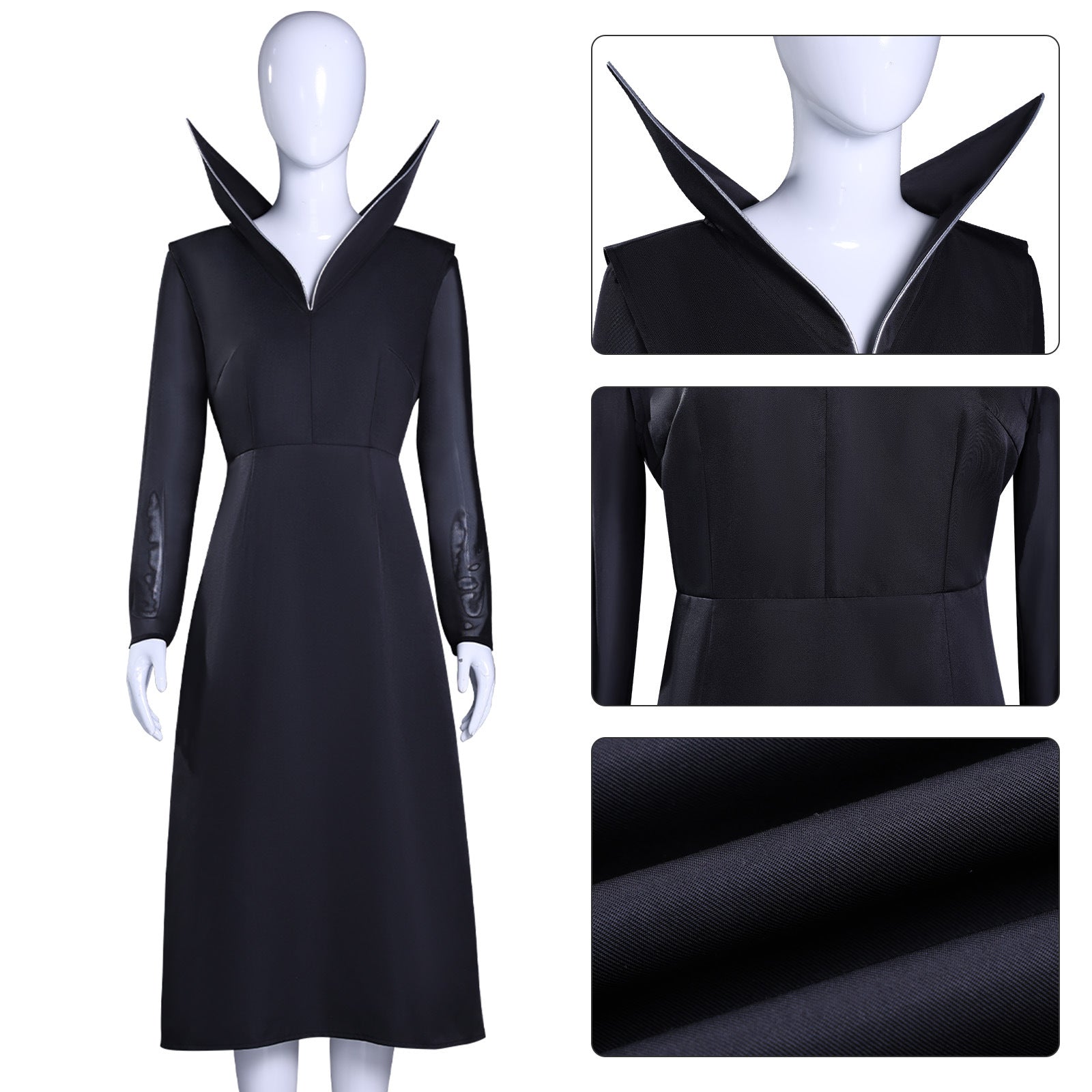 Wednesday The Addams Family 2 Granny Hester Frump Dress Cosplay Costumes