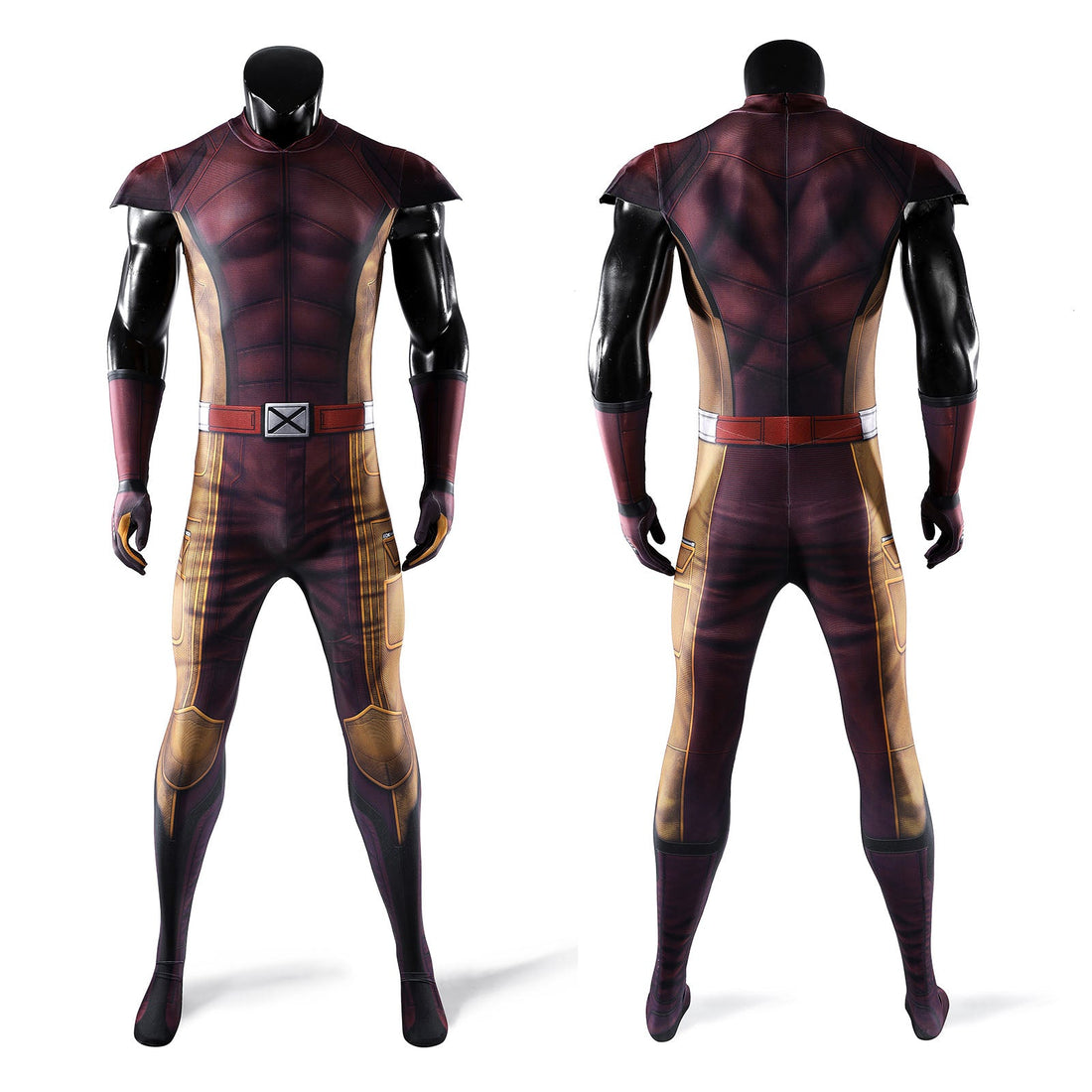 Deadpool 3 Deadpool & Friend Wolverine Brown Jumpsuit Costumes