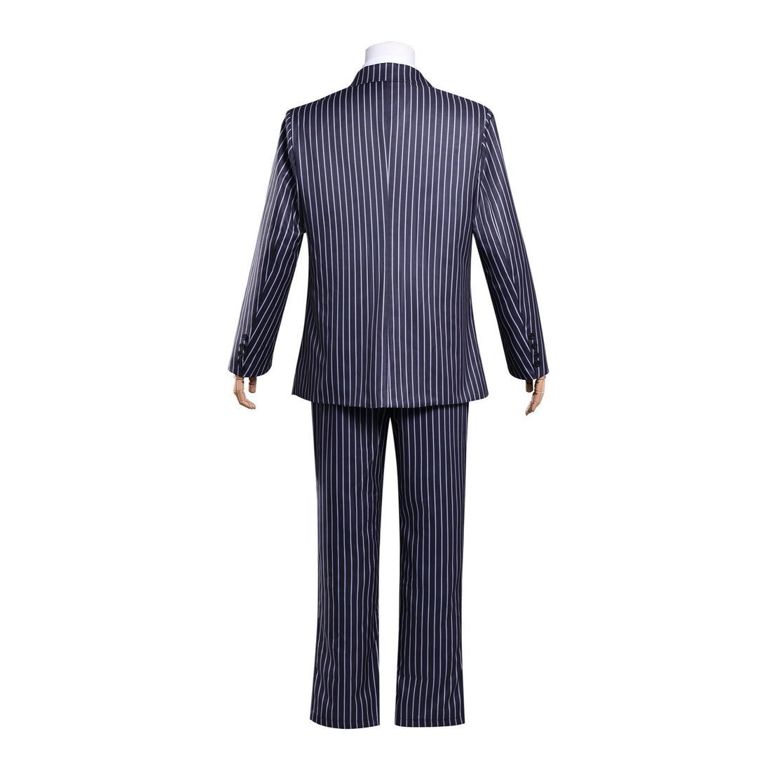 Wednesday 2 Gomez Addams Striped Suit Male Cosplay Costumes