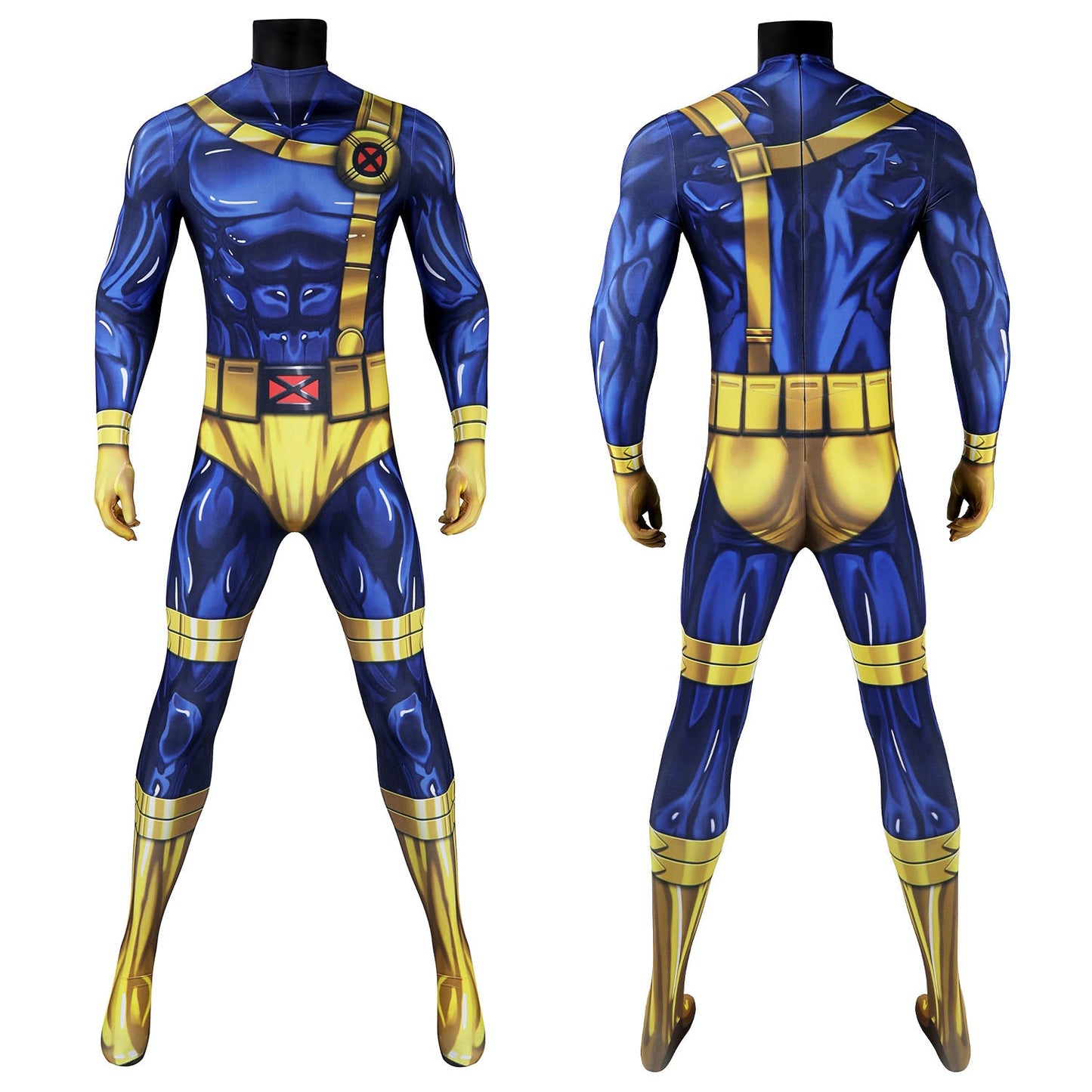 X-Men'97 Cyclops Scott Summers Male Halloween Jumpsuit Costumes