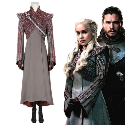 Game of Thrones 8 Daenerys Targaryen Mother of Dragons Cosplay Costumes