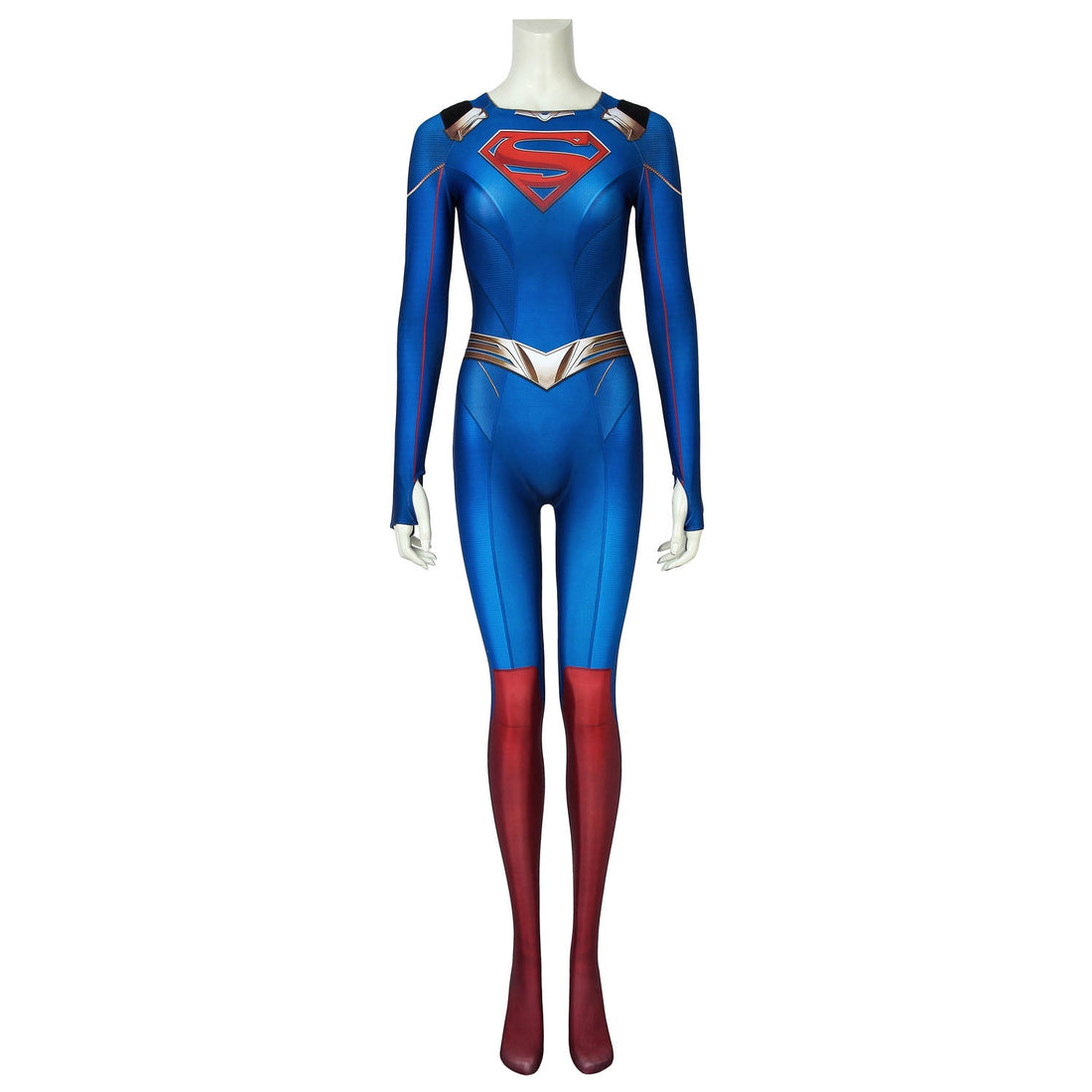 Supergirl Season 5 Kara Zor-el Zentai Jumpsuit Bodysuit Cosplay Costumes